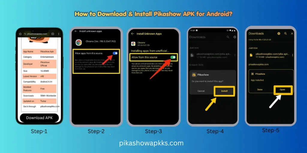 How to Download and Install Pikashow APK on Android (Step-by-Step Guide)
