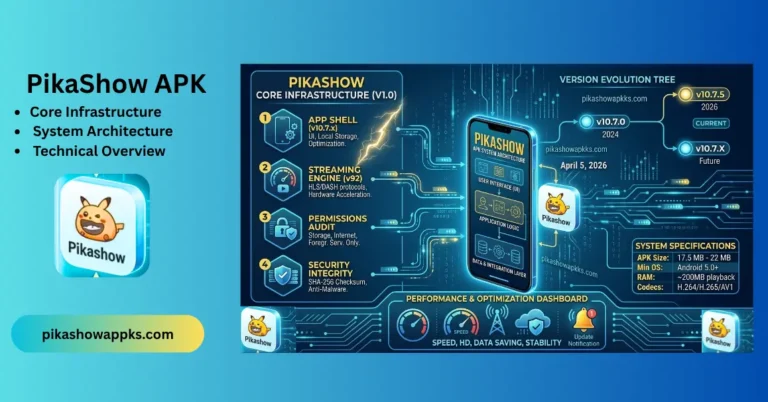 Inside PikaShow APK: Core Infrastructure, System Architecture & Technical Overview 3 Inside PikaShow APK: Core Infrastructure, System Architecture & Technical Overview