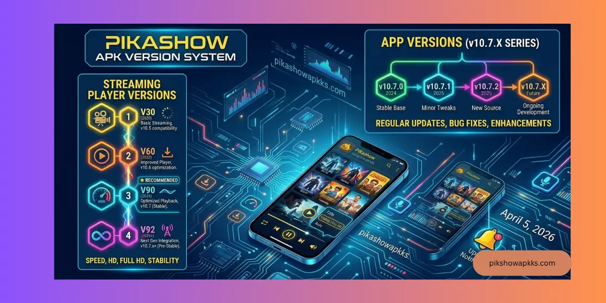 pikashow apk version system