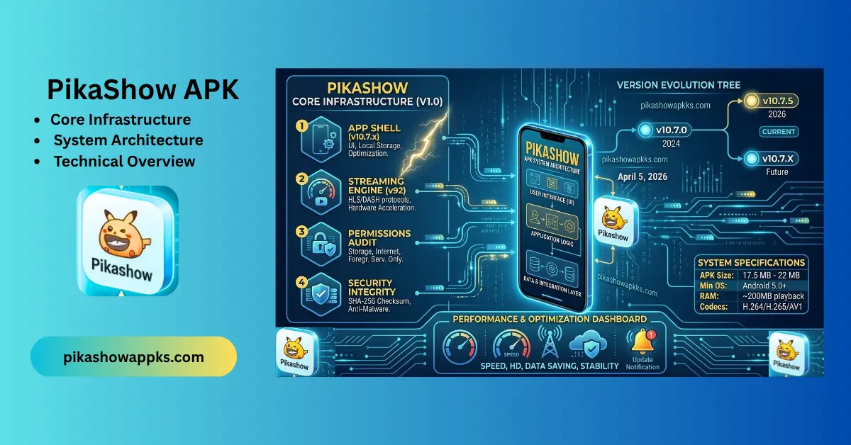 pikashow apk technical system
