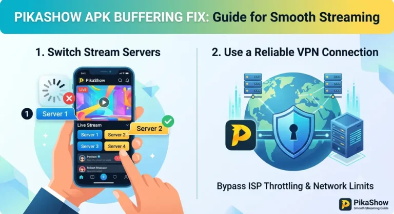 PikaShow APK Buffering Fix (Guide for Smooth Streaming) 3 PikaShow APK Crashing Fix Solution