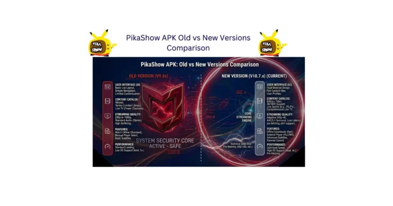 Best PikaShow APK Old vs New Versions Comparison 1 PikaShow APK Old vs New Versions Comparison